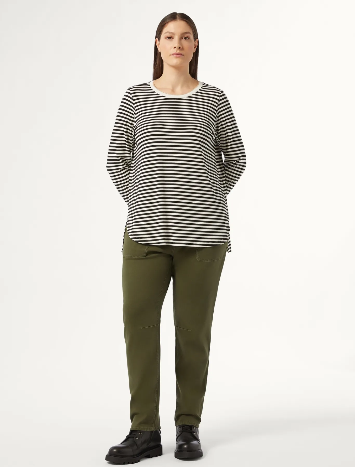 Marina Rinaldi Pantaloni & Jeans | Pantaloni & Jeans*Pantaloni in gabardina VERDEKAKI