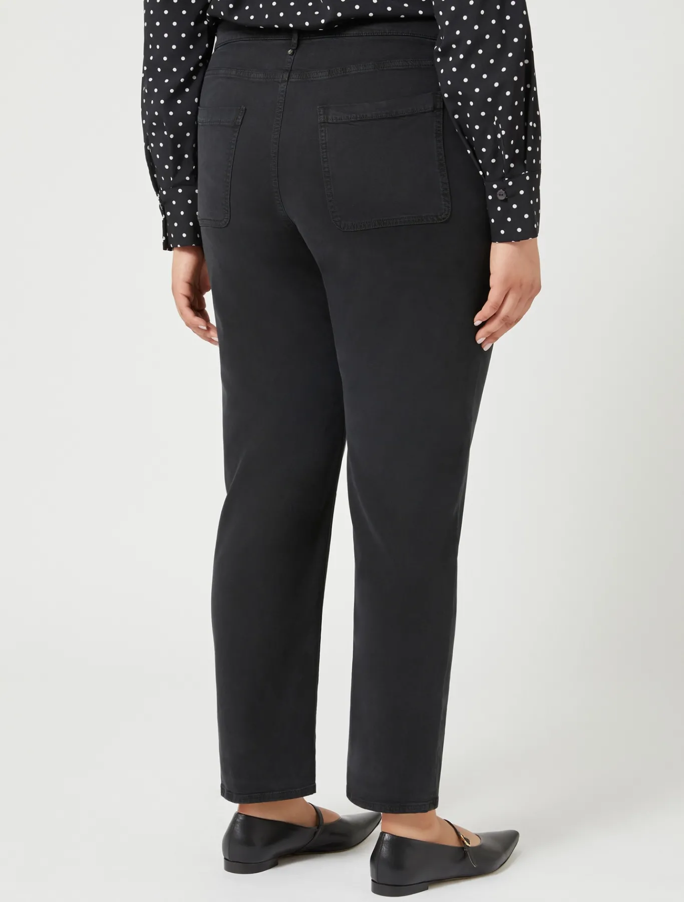 Marina Rinaldi Pantaloni & Jeans | Pantaloni & Jeans*Pantaloni in gabardina NERO