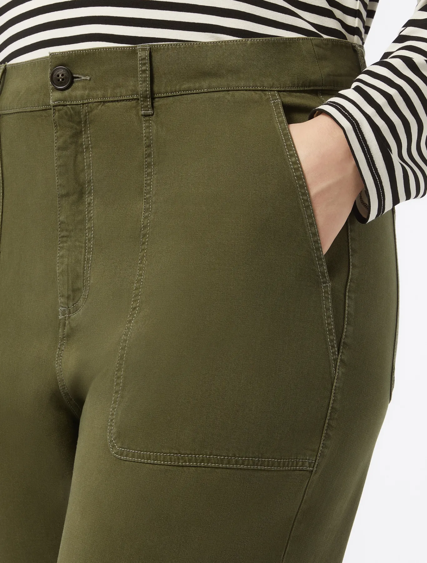 Marina Rinaldi Pantaloni & Jeans | Pantaloni & Jeans*Pantaloni in gabardina VERDEKAKI