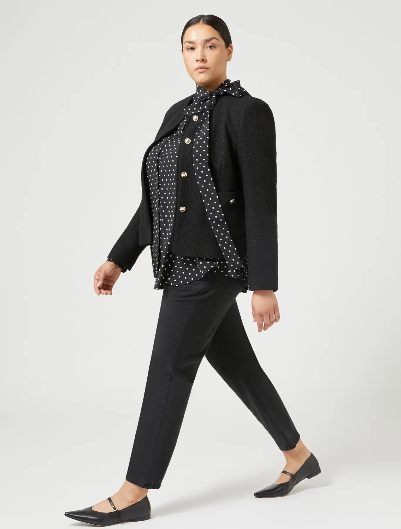 Marina Rinaldi Pantaloni & Jeans | Pantaloni & Jeans*Pantaloni in gabardina NERO