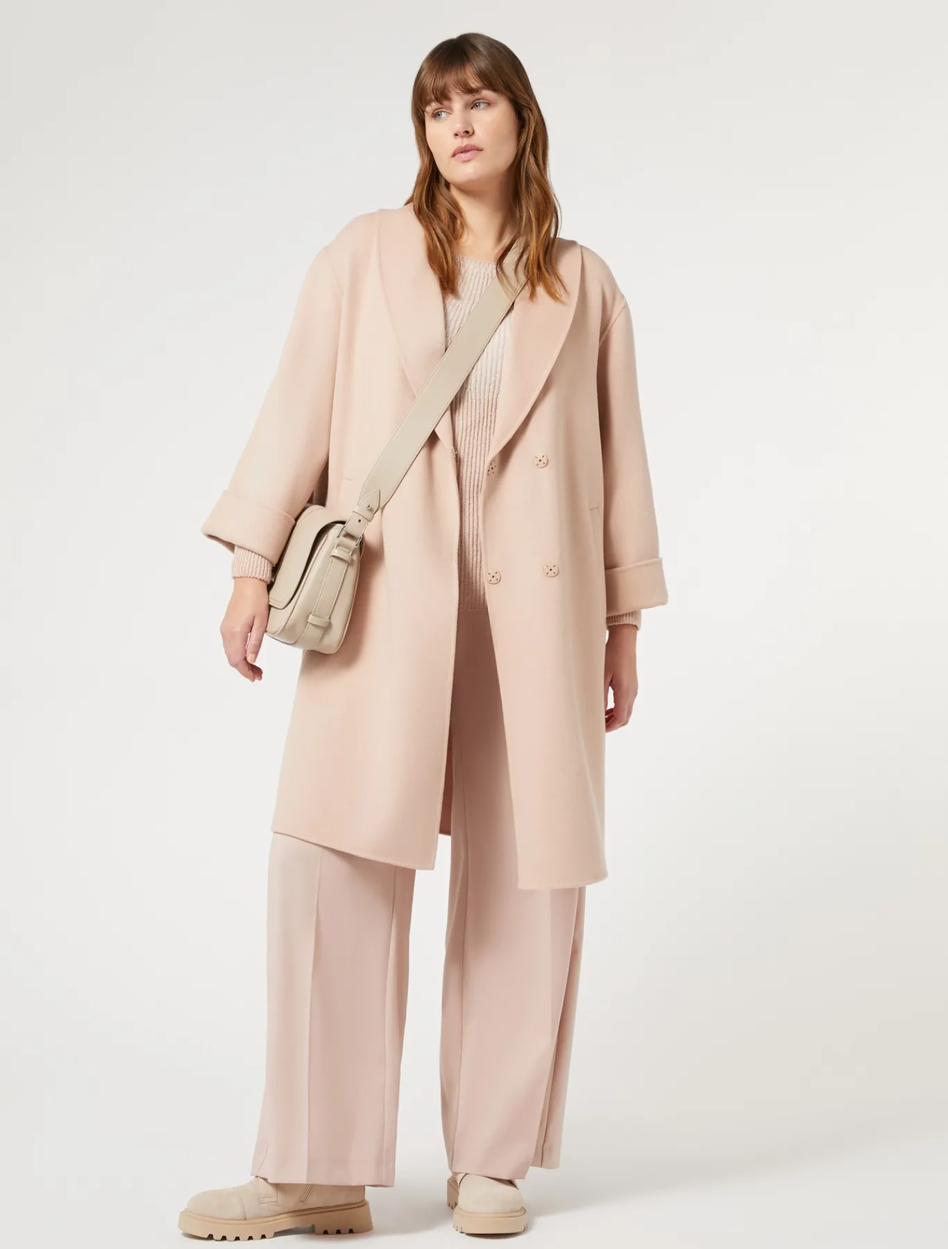 Marina Rinaldi Pantaloni & Jeans | Pantaloni & Jeans*Pantaloni in gabardina fluida ROSA