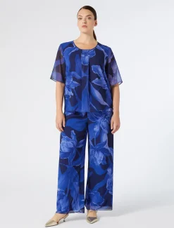 Marina Rinaldi Pantaloni E Gonne | Pantaloni & Jeans*Pantaloni in georgette BLUNOTTE