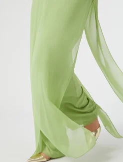 Marina Rinaldi Pantaloni E Gonne | Pantaloni & Jeans*Pantaloni in georgette VERDEOLIVA