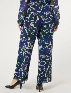 Marina Rinaldi Pantaloni E Gonne | Selezione Elegante*Pantaloni in georgette CAFFE`
