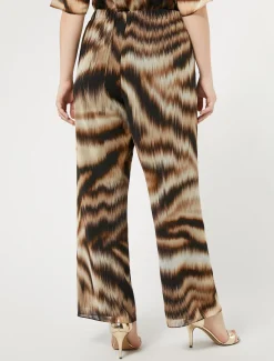 Marina Rinaldi Pantaloni E Gonne | Selezione Elegante*Pantaloni in georgette NERO