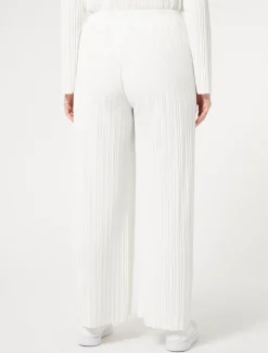 Marina Rinaldi Pantaloni & Jeans | Pantaloni & Jeans*Pantaloni in jersey plissé BIANCO