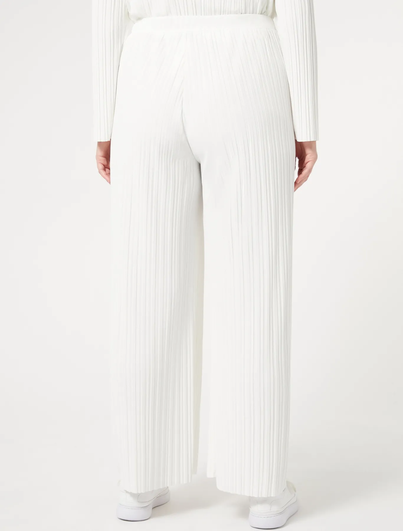 Marina Rinaldi Pantaloni & Jeans | Pantaloni & Jeans*Pantaloni in jersey plissé BIANCO