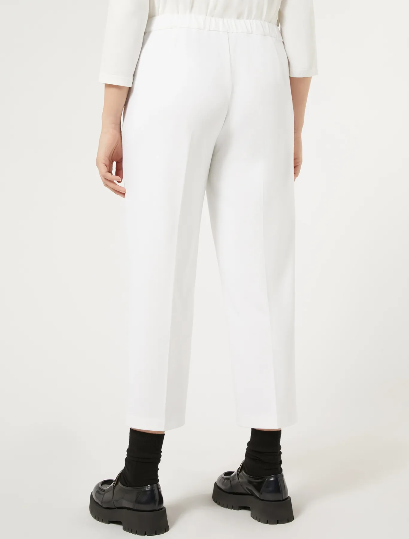 Marina Rinaldi Pantaloni & Jeans | Pantaloni & Jeans*Pantaloni in jersey punto Milano BIANCO