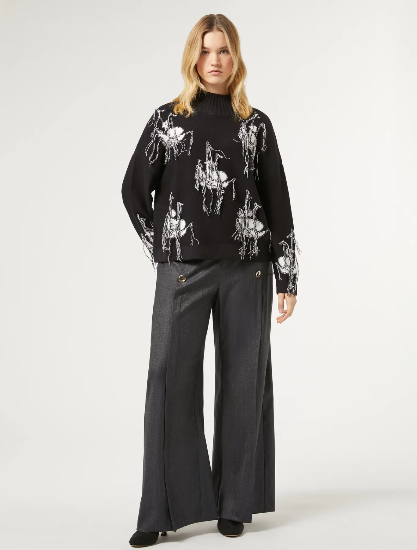 Marina Rinaldi Pantaloni & Jeans | Pantaloni & Jeans*Pantaloni in lana e seta BLUEJEANS