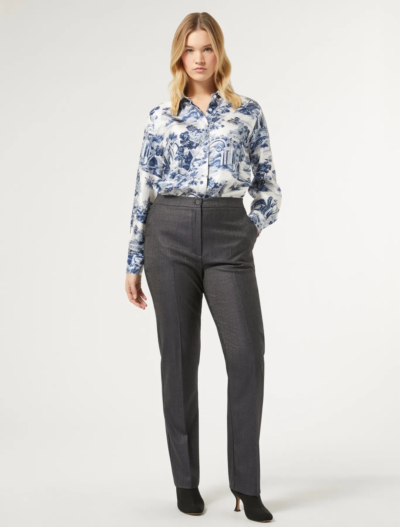 Marina Rinaldi Pantaloni & Jeans | Pantaloni & Jeans*Pantaloni in lana e seta BLUEJEANS