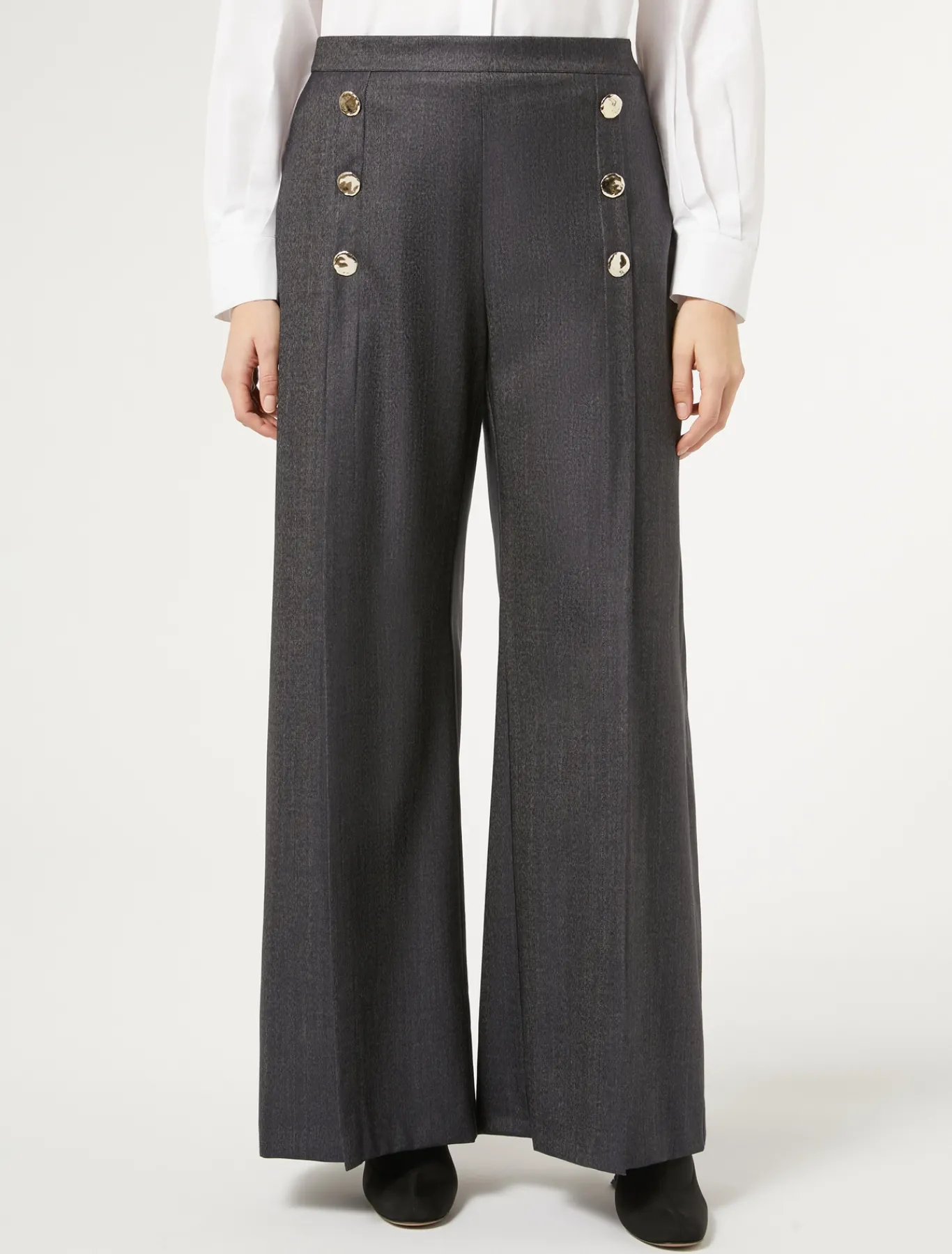 Marina Rinaldi Pantaloni & Jeans | Pantaloni & Jeans*Pantaloni in lana e seta BLUEJEANS