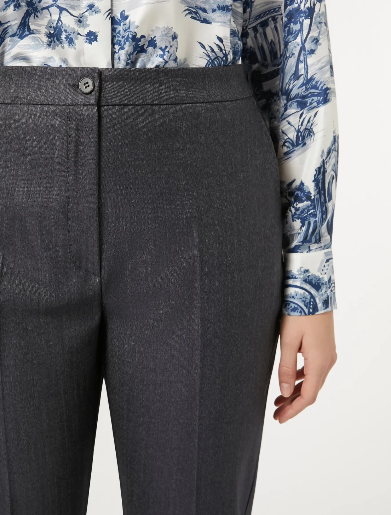 Marina Rinaldi Pantaloni & Jeans | Pantaloni & Jeans*Pantaloni in lana e seta BLUEJEANS