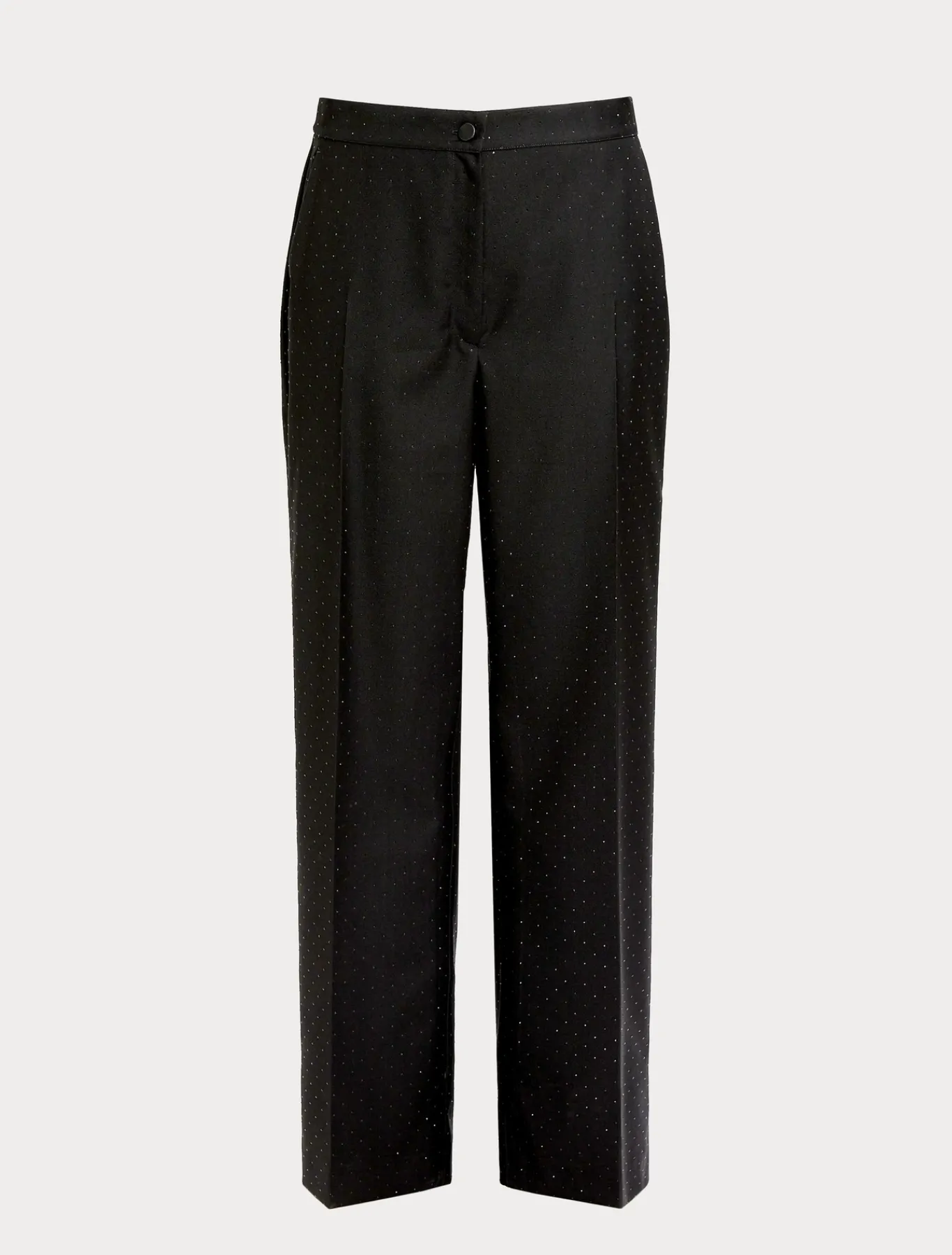Marina Rinaldi Pantaloni E Gonne | Collezione Elegante*Pantaloni in levantina con strass NERO