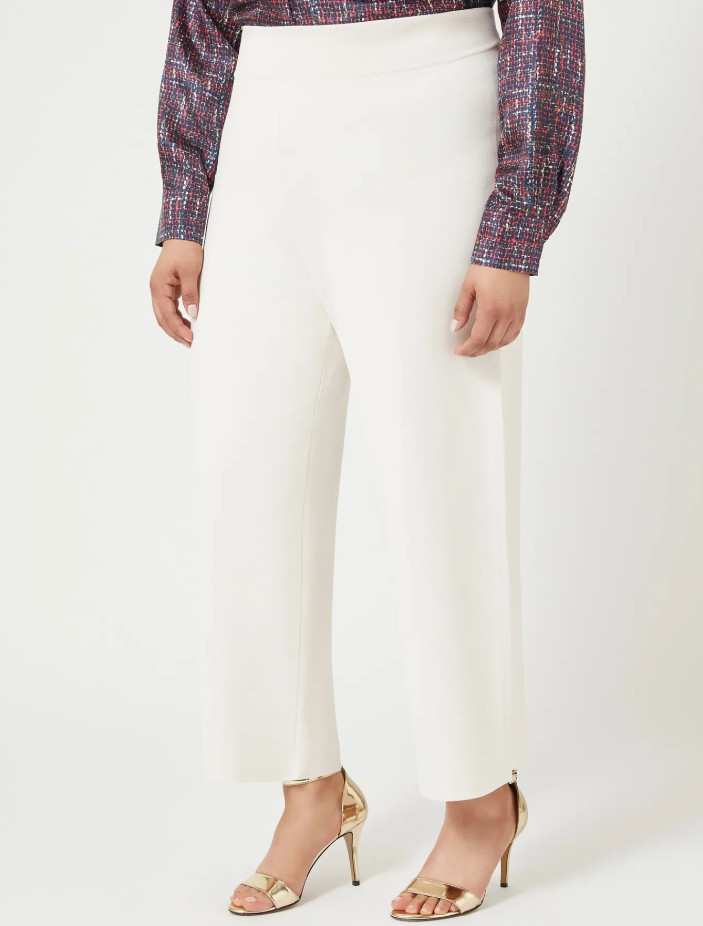 Marina Rinaldi Pantaloni & Jeans | Pantaloni & Jeans*Pantaloni in maglia BIANCOAVORIO