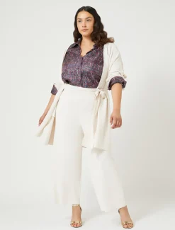 Marina Rinaldi Pantaloni & Jeans | Pantaloni & Jeans*Pantaloni in maglia BIANCOAVORIO