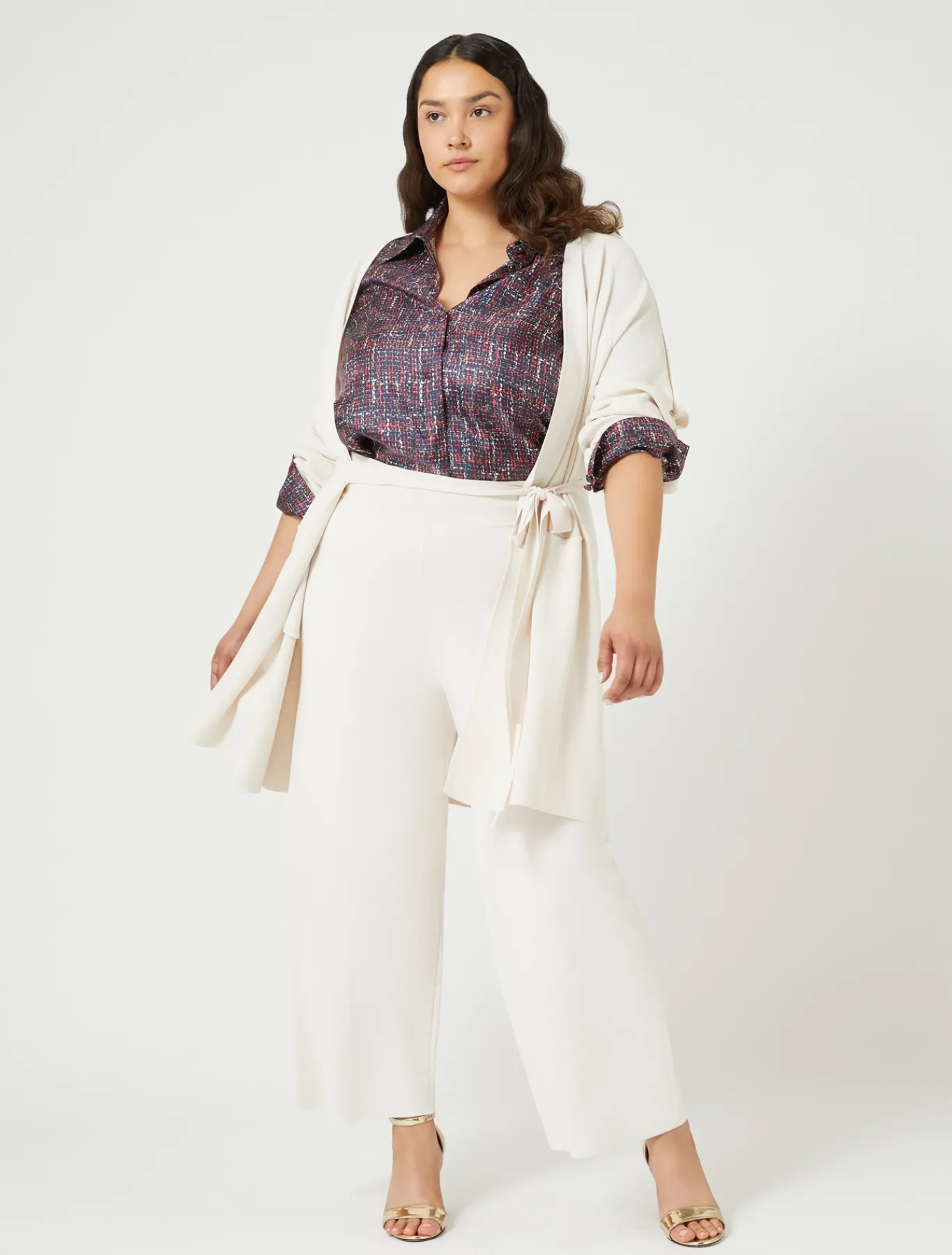 Marina Rinaldi Pantaloni & Jeans | Pantaloni & Jeans*Pantaloni in maglia BIANCOAVORIO