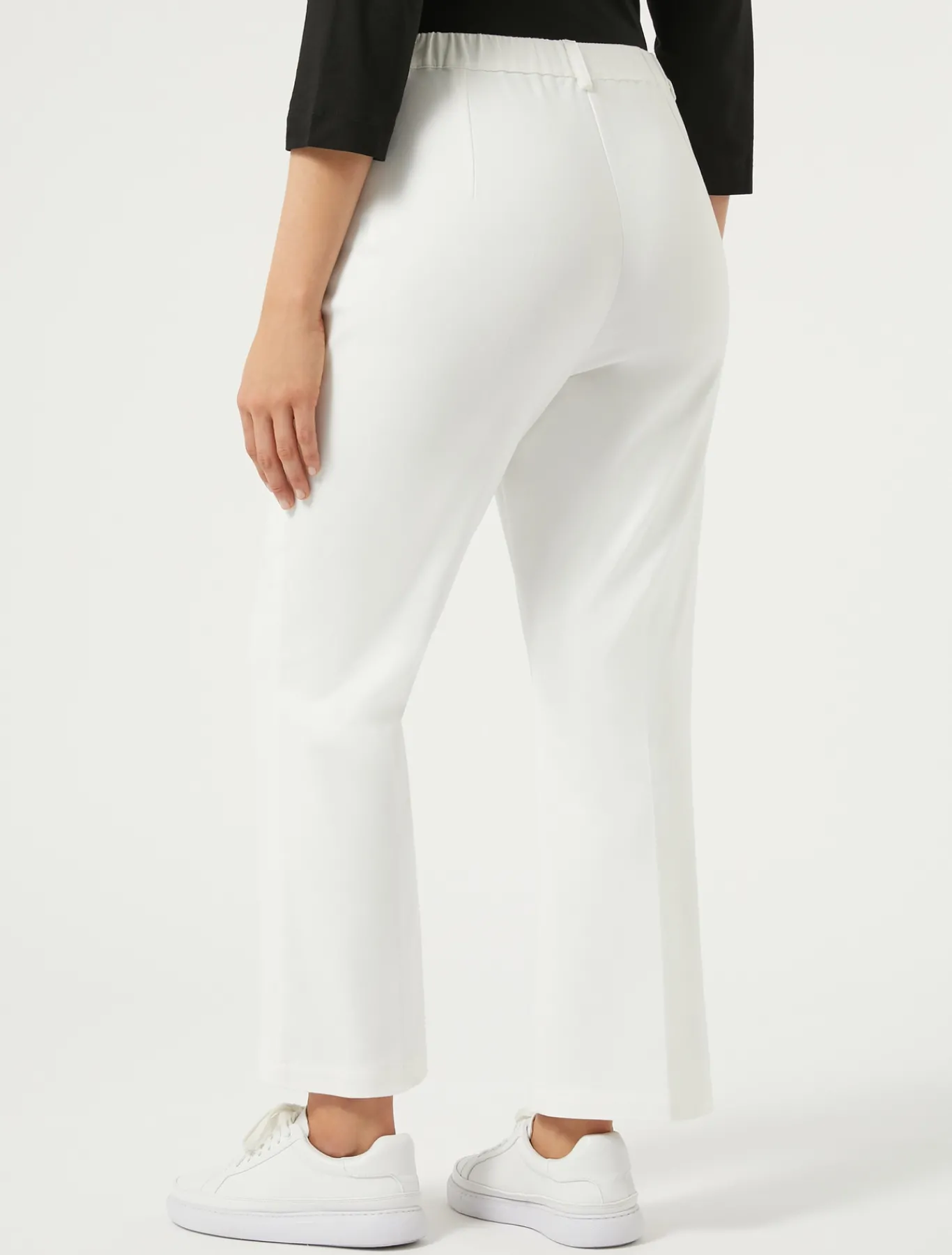 Marina Rinaldi Pantaloni & Jeans | Pantaloni & Jeans*Pantaloni in misto cotone stretch BIANCOAVORIO