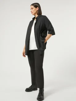 Marina Rinaldi Pantaloni & Jeans | Pantaloni & Jeans*Pantaloni in misto cotone stretch NERO