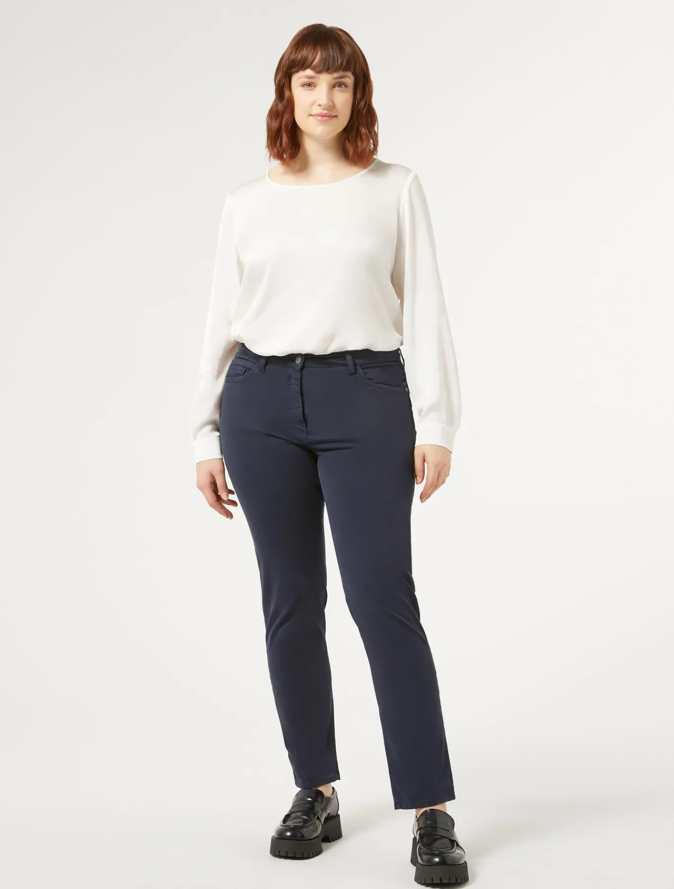 Marina Rinaldi Pantaloni & Jeans | Pantaloni & Jeans*Pantaloni in raso BLUNOTTE