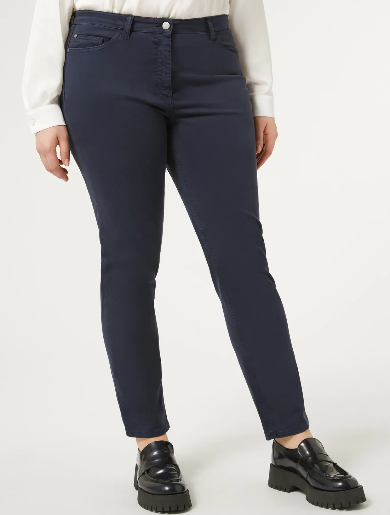 Marina Rinaldi Pantaloni & Jeans | Pantaloni & Jeans*Pantaloni in raso BLUNOTTE