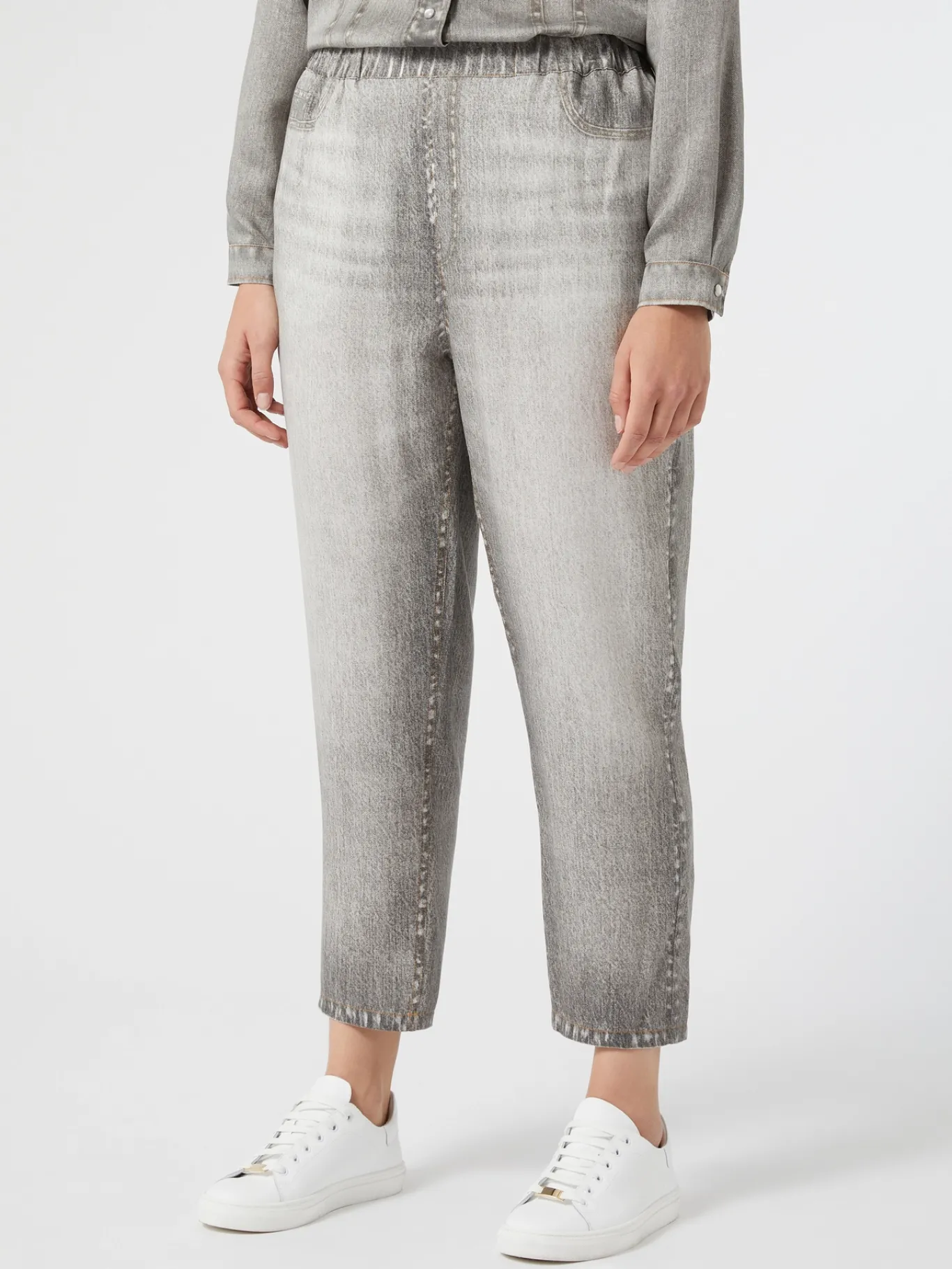 Marina Rinaldi Pantaloni & Jeans | Pantaloni & Jeans*Pantaloni in raso GRIGIOMEDIO