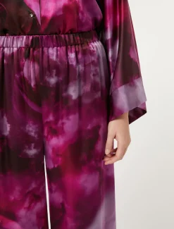 Marina Rinaldi Pantaloni E Gonne | Collezione Elegante*Pantaloni in raso di seta BORDEAUX