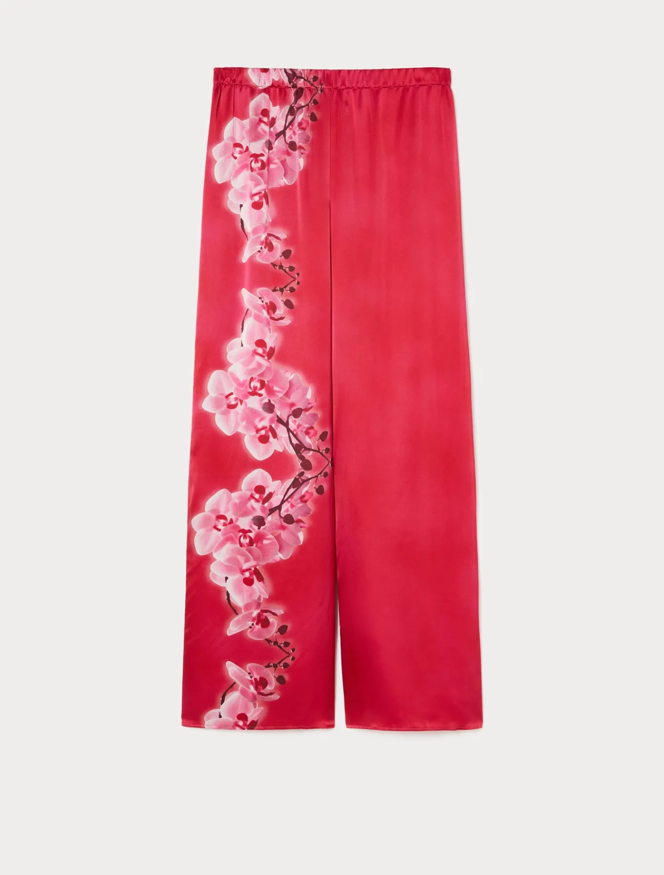 Marina Rinaldi Pantaloni E Gonne | Pantaloni & Jeans*Pantaloni in raso di seta FUXIA