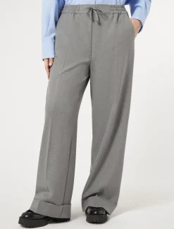Marina Rinaldi Pantaloni & Jeans | Pantaloni & Jeans*Pantaloni in saglia di misto viscosa GRIGIOMEDIO