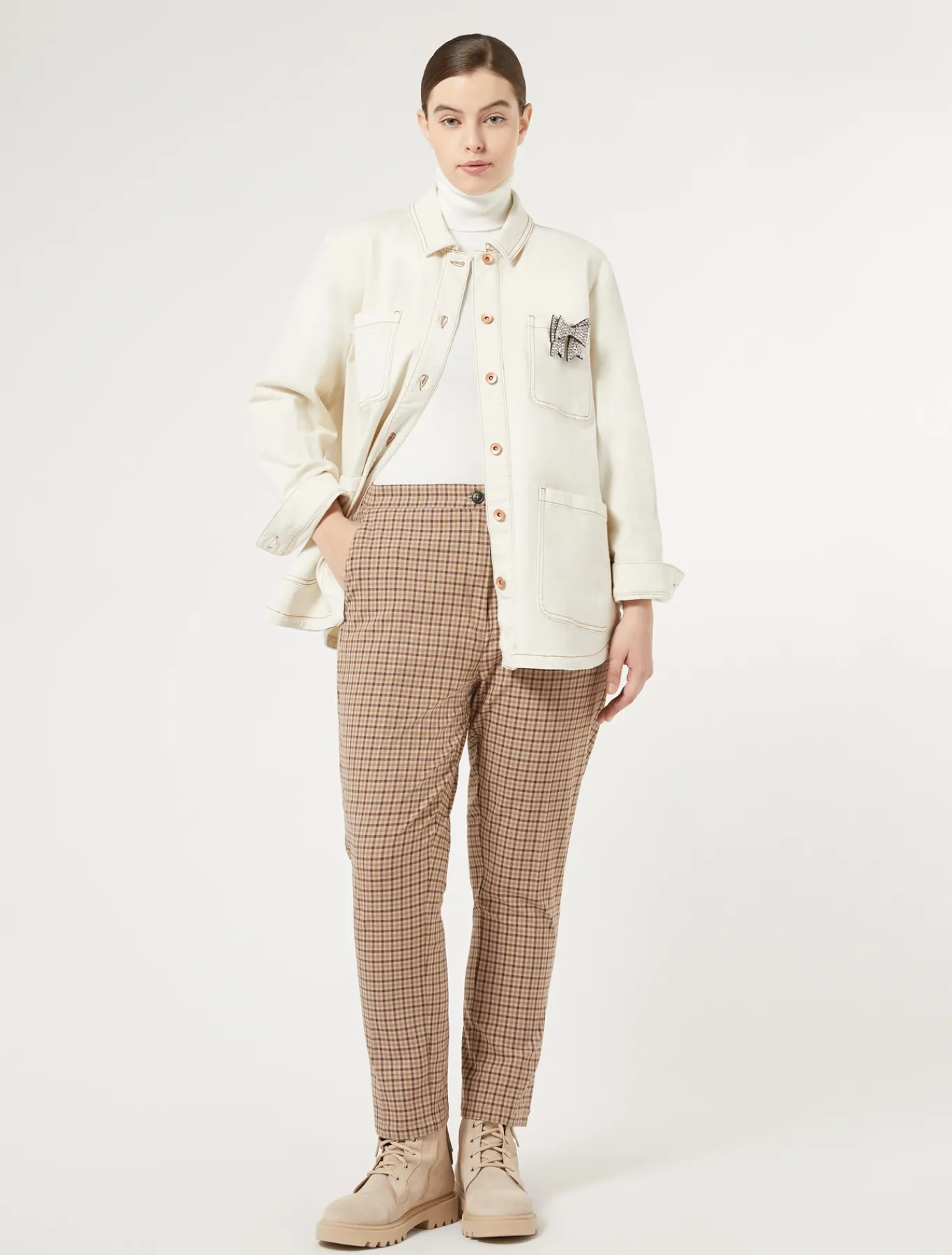 Marina Rinaldi Pantaloni & Jeans | Pantaloni & Jeans*Pantaloni in saglia di misto viscosa ROSA