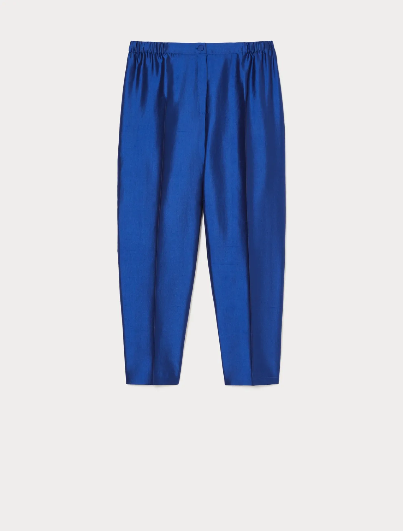 Marina Rinaldi Pantaloni E Gonne | Pantaloni & Jeans*Pantaloni in shantung di pura seta VIOLA