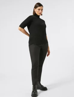 Marina Rinaldi Pantaloni & Jeans | Pantaloni & Jeans*Pantaloni in tela di cotone NERO