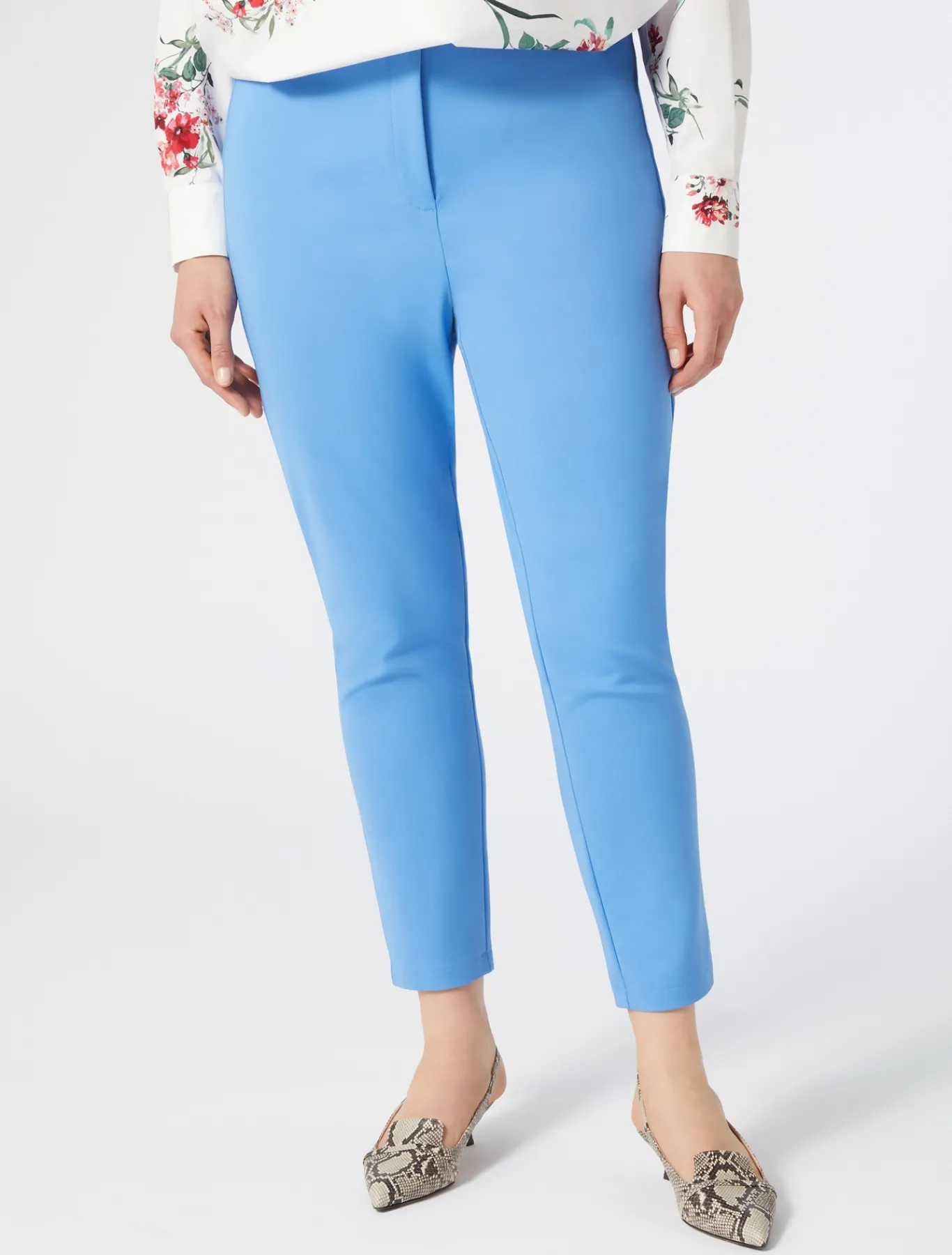 Marina Rinaldi Pantaloni & Jeans | Pantaloni & Jeans*Pantaloni in tela di cotone AZZURRO