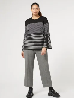Marina Rinaldi Pantaloni & Jeans | Pantaloni & Jeans*Pantaloni in tela di lana NERO