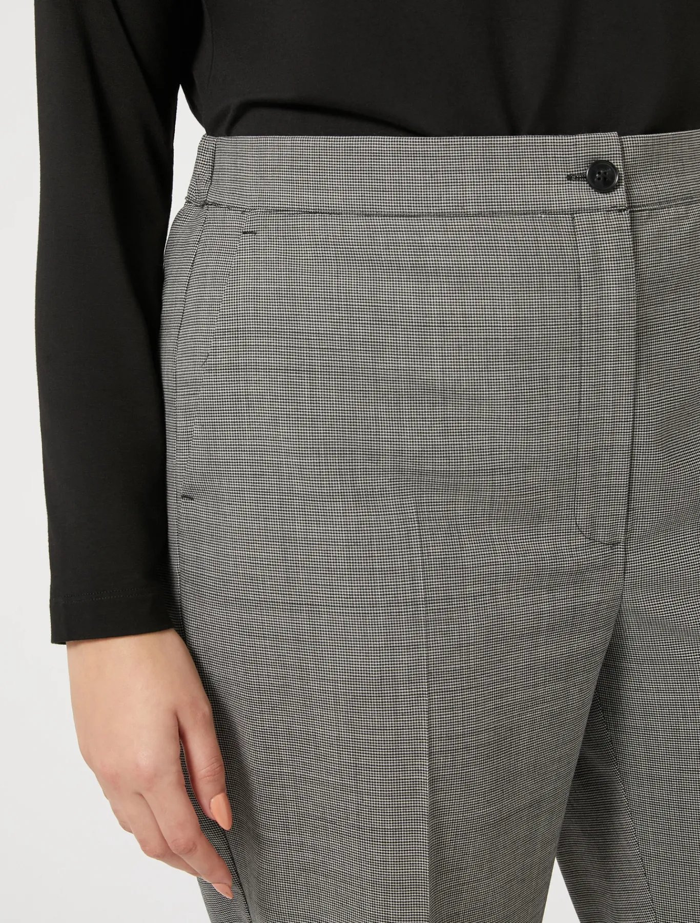 Marina Rinaldi Pantaloni & Jeans | Pantaloni & Jeans*Pantaloni in tela di lana NERO