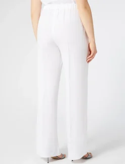 Marina Rinaldi Pantaloni & Jeans | Pantaloni & Jeans*Pantaloni in tela di lino BIANCOOTTICO