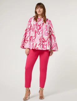 Marina Rinaldi Pantaloni & Jeans | Pantaloni & Jeans*Pantaloni in tela di misto cotone FUXIA