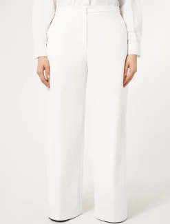 Marina Rinaldi Pantaloni & Jeans | Pantaloni & Jeans*Pantaloni in tela di misto cotone BIANCO
