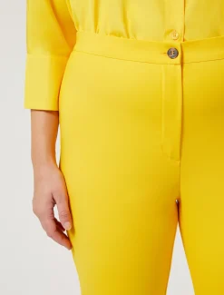 Marina Rinaldi Pantaloni & Jeans | Pantaloni & Jeans*Pantaloni in tela di misto cotone GIALLOSOLE