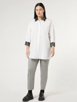 Marina Rinaldi Pantaloni & Jeans | Pantaloni & Jeans*Pantaloni in tela tecnica e viscosa NERO