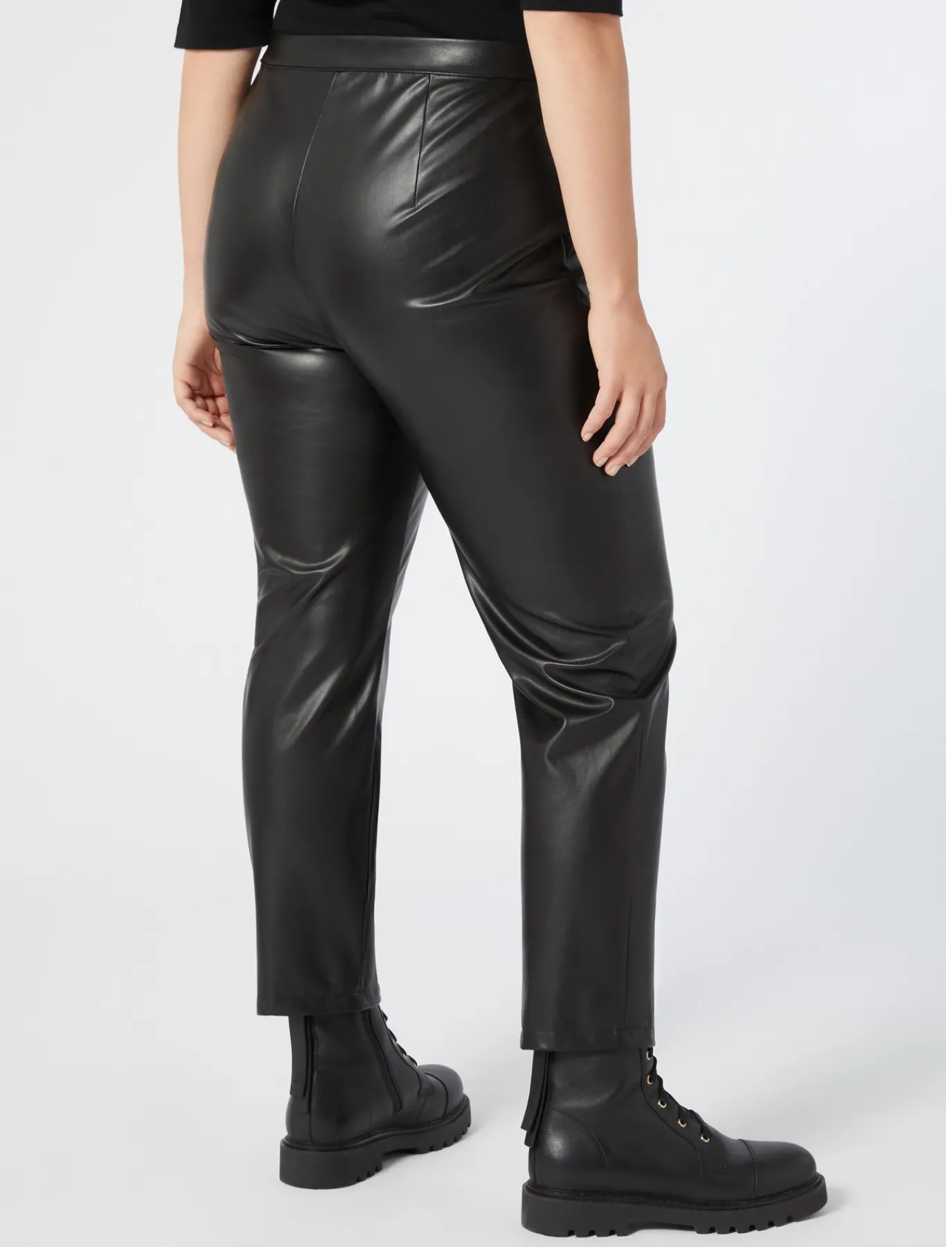 Marina Rinaldi Pantaloni & Jeans | Pantaloni & Jeans*Pantaloni in tessuto spalmato NERO
