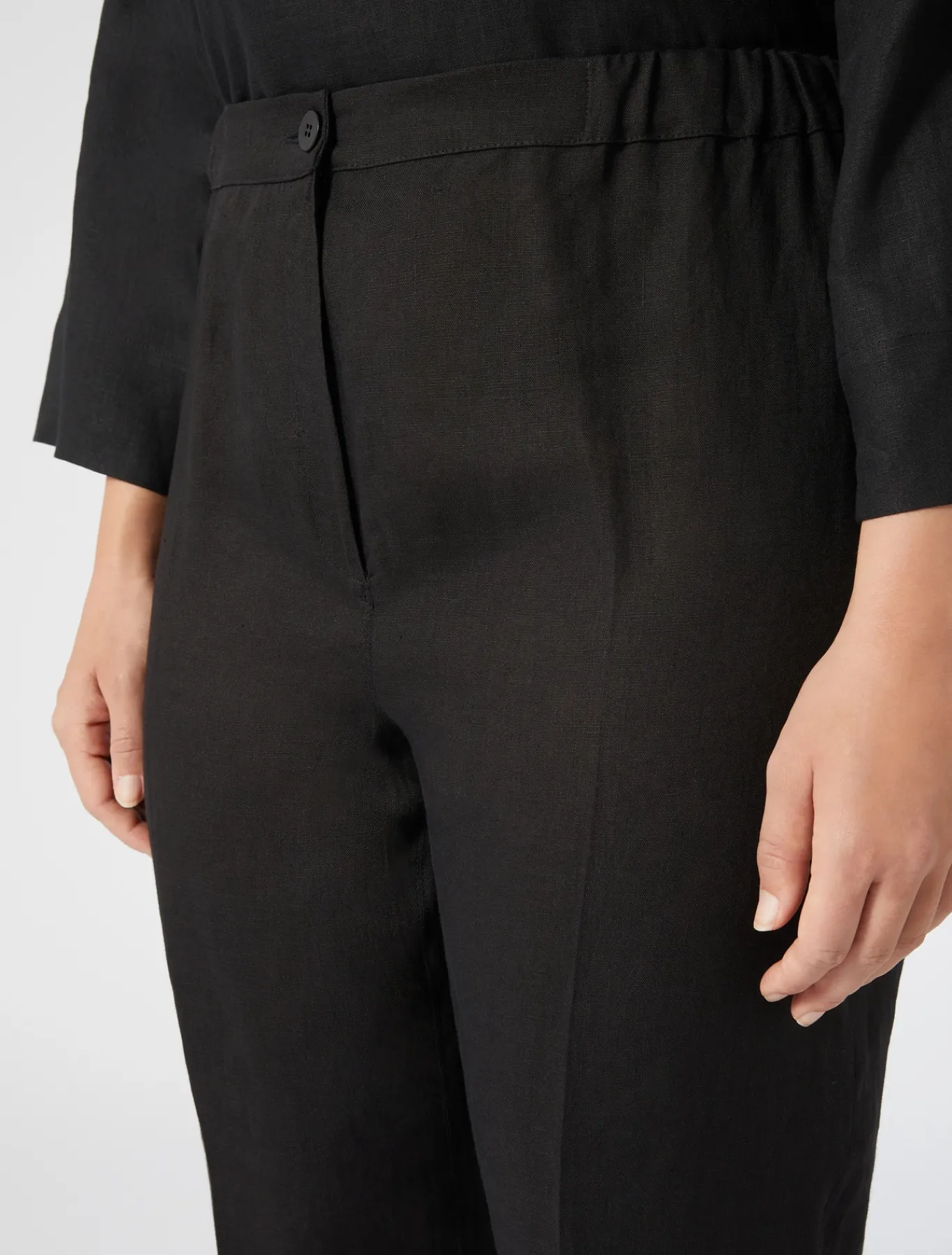 Marina Rinaldi Pantaloni & Jeans | Pantaloni & Jeans*Pantaloni in tessuto spalmato NERO