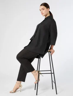 Marina Rinaldi Pantaloni & Jeans | Pantaloni & Jeans*Pantaloni in tessuto spalmato NERO