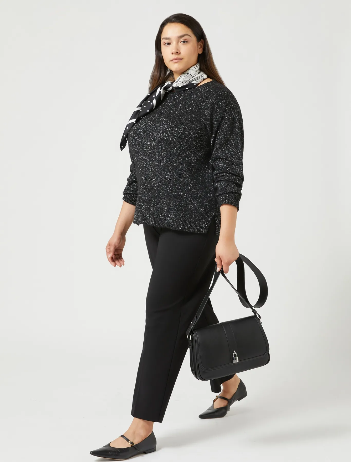 Marina Rinaldi Pantaloni & Jeans | Pantaloni & Jeans*Pantaloni in tessuto tecnico NERO