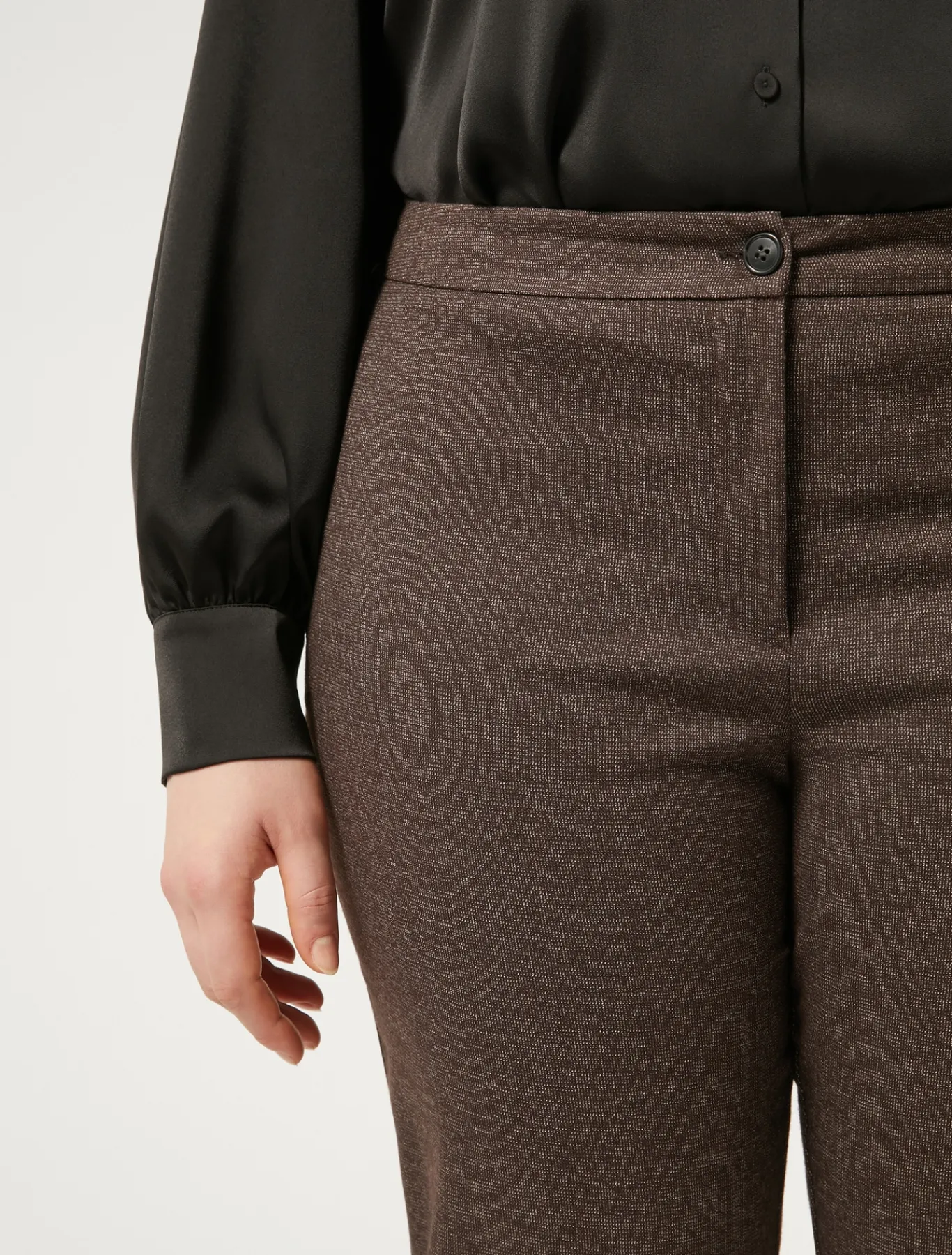 Marina Rinaldi Pantaloni & Jeans | Pantaloni & Jeans*Pantaloni in tessuto tinto filo e viscosa TESTAMORO