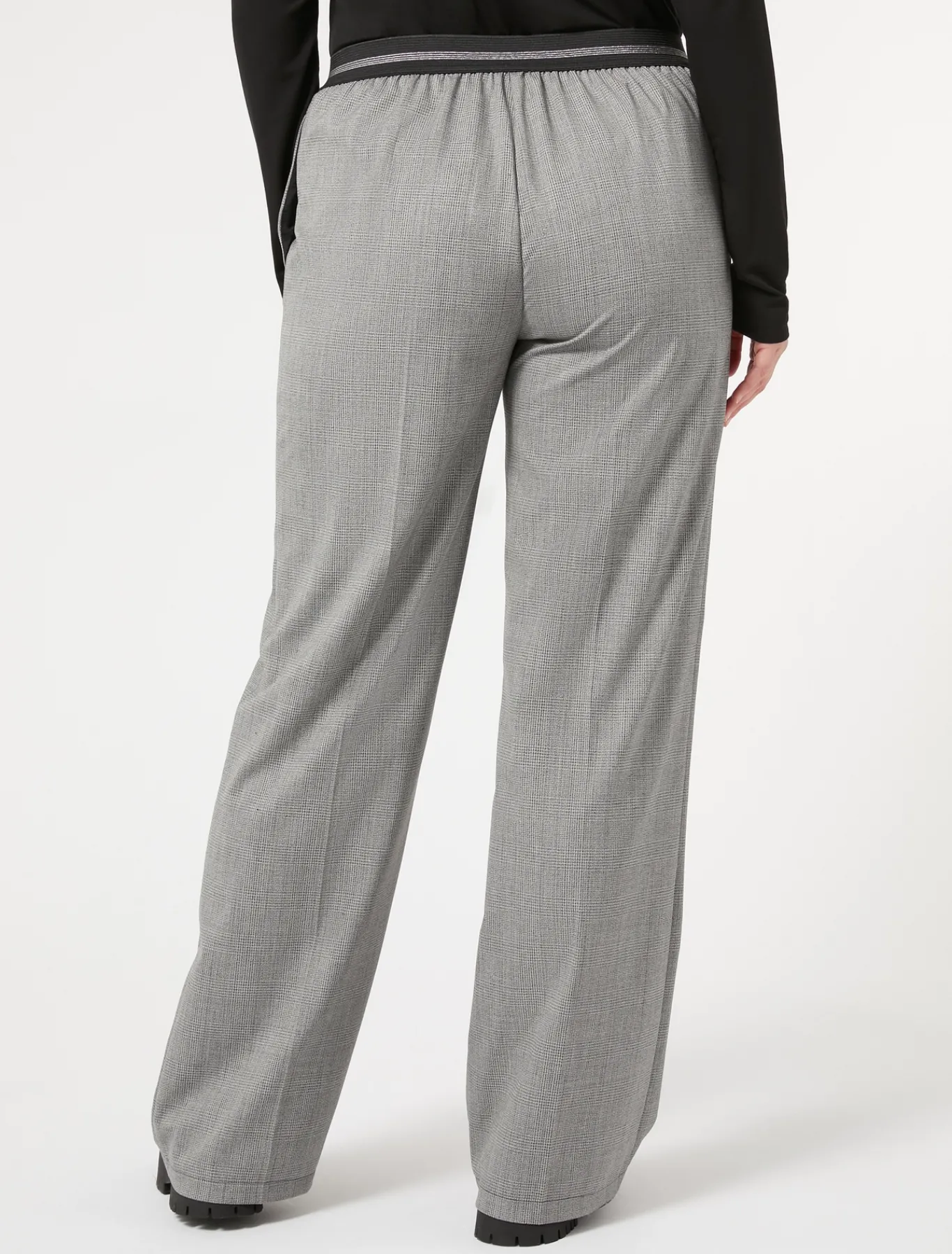Marina Rinaldi Pantaloni & Jeans | Pantaloni & Jeans*Pantaloni in tessuto tinto filo e lurex NERO