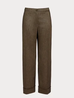Marina Rinaldi Pantaloni & Jeans | Pantaloni & Jeans*Pantaloni in tessuto tinto filo e viscosa TESTAMORO