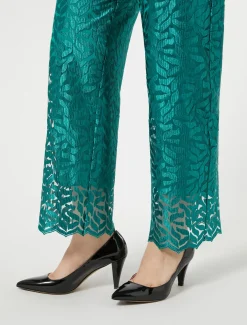 Marina Rinaldi Pantaloni E Gonne | Selezione Elegante*Pantaloni in tulle ricamato GIADA