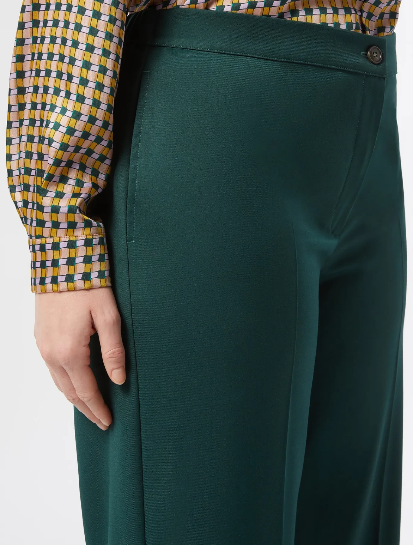 Marina Rinaldi Pantaloni & Jeans | Pantaloni & Jeans*Pantaloni in twill VERDEBOSCO
