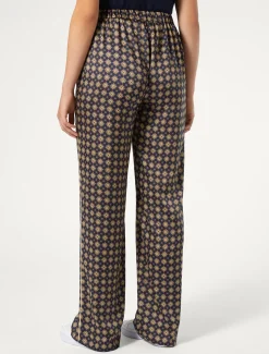 Marina Rinaldi Pantaloni & Jeans | Pantaloni & Jeans*Pantaloni in twill stampato BLUNOTTE
