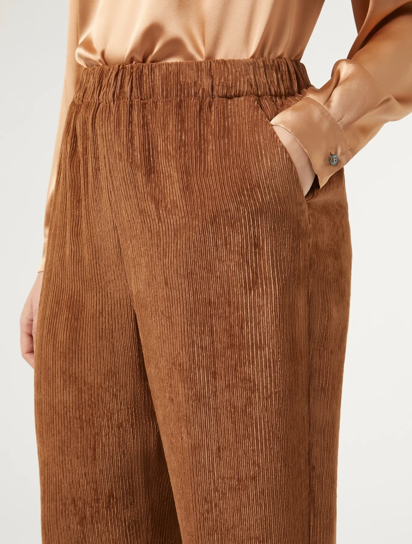 Marina Rinaldi Pantaloni & Jeans | Pantaloni & Jeans*Pantaloni in velluto MARRONE